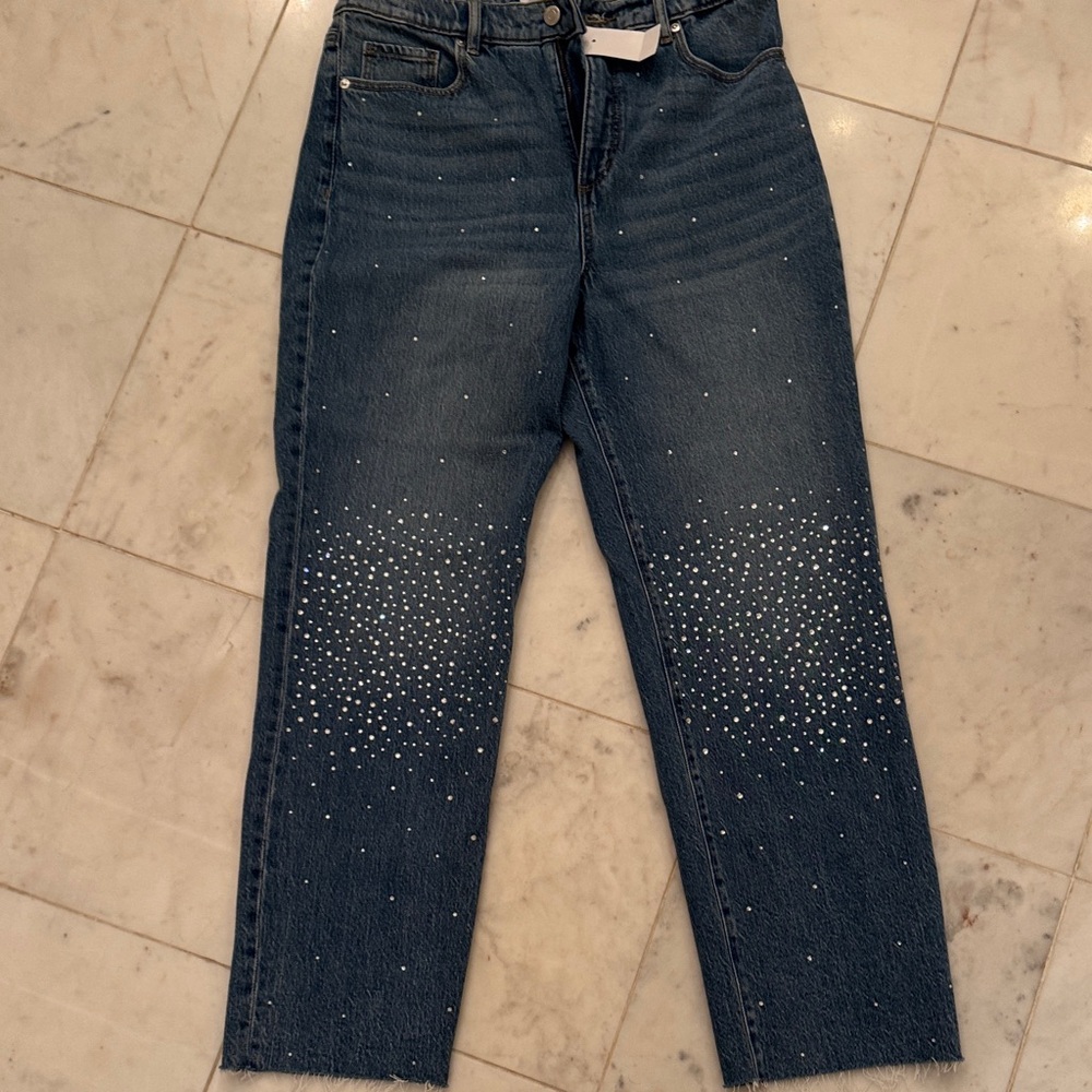 Loft Embellished Blue Jeans - NWT